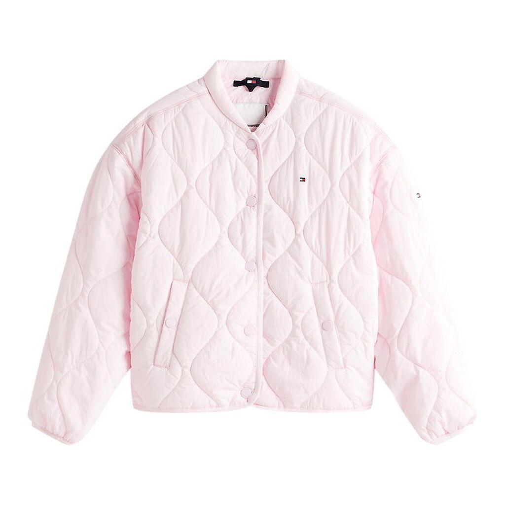 Tommy Hilfiger Overgangsjakke - Quiltet - Pearly PinkPink