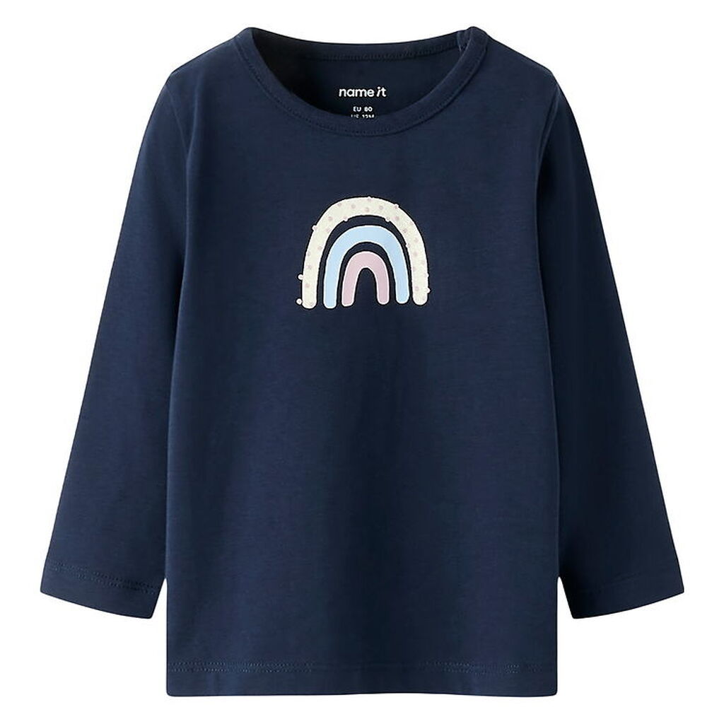 Name It Bluse - NbfVubie - Navy Blazer/Rainbow