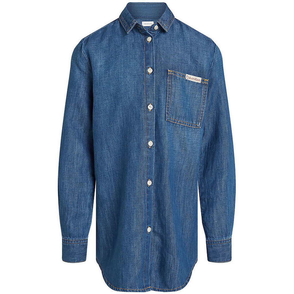 Calvin Klein Skjorte - Denim - Mid Serenity Blue