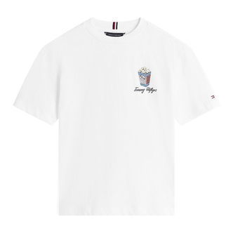 Tommy Hilfiger T-shirt - Photo Print - Hvid