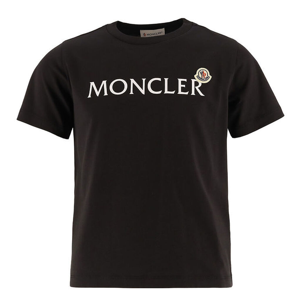 Moncler T-shirt - Sort m. Logo