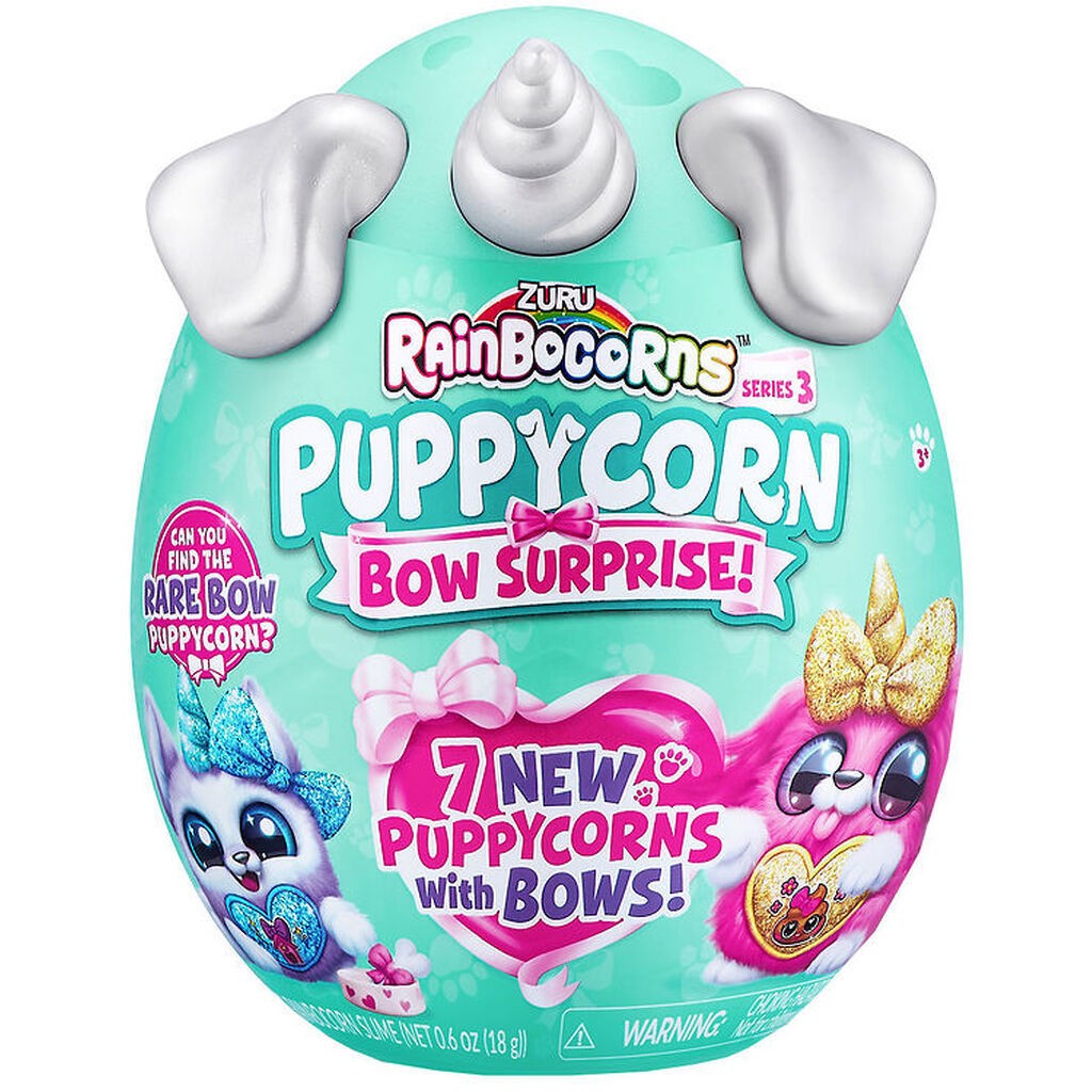 Rainbocorns Surprise - 7 Dele - 18 cm - Puppycorn Bow