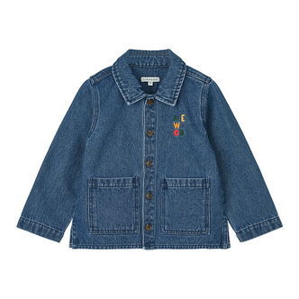 Liewood Denimjakke - Kinsley Placement - Medium Blue Denim