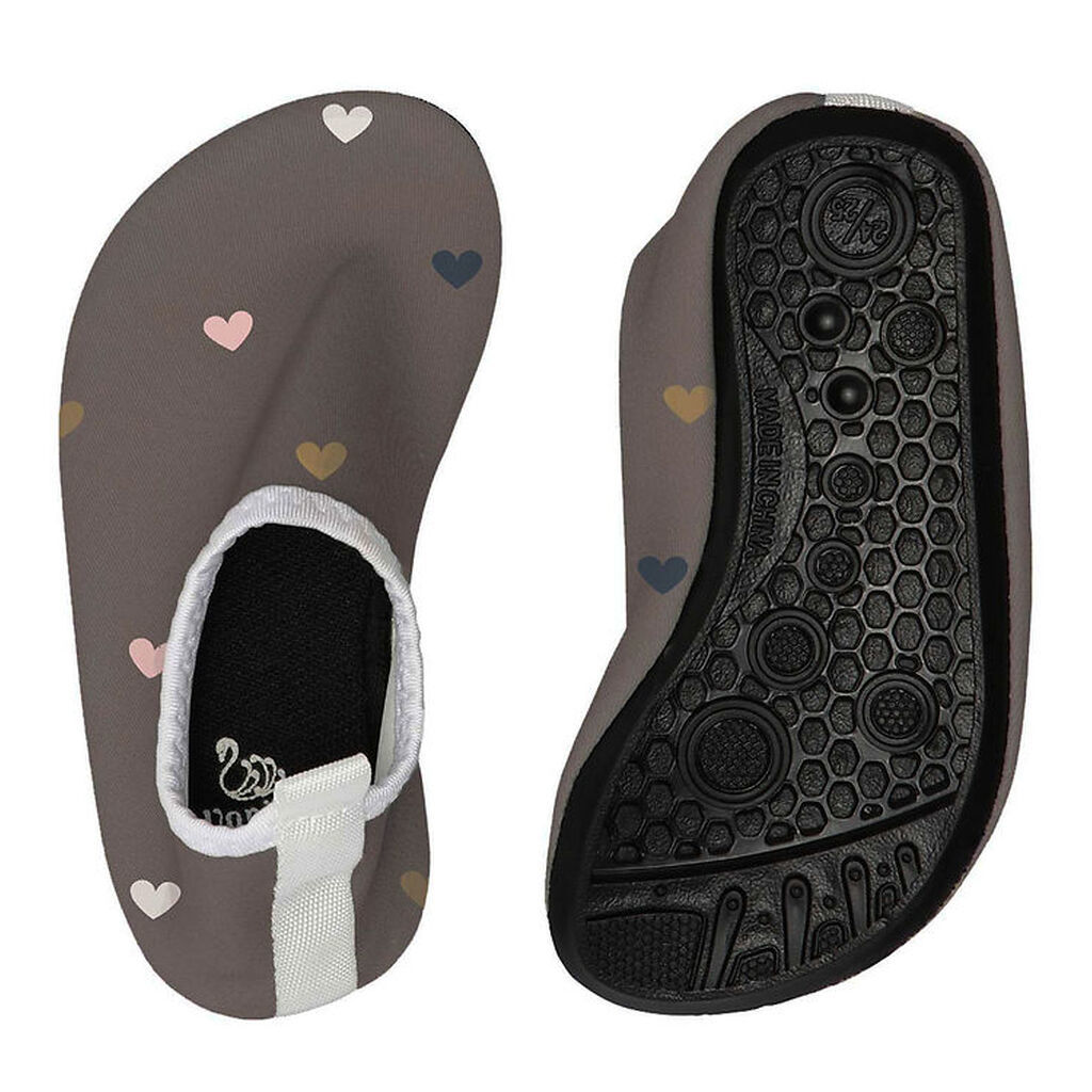 Vanilla Copenhagen Badesko - Wood m. Hjerter