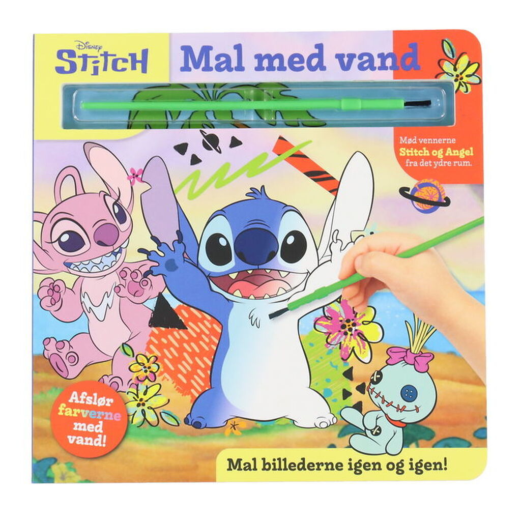 Alvilda Malebog - Mal Med Vand - Disney Stitch - DA