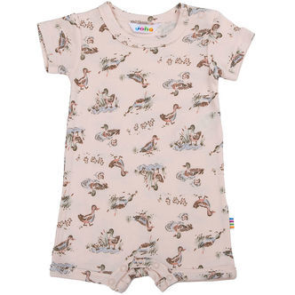 Joha Sommerdragt - Viskose/Bambus - Lyserød m. Ænder