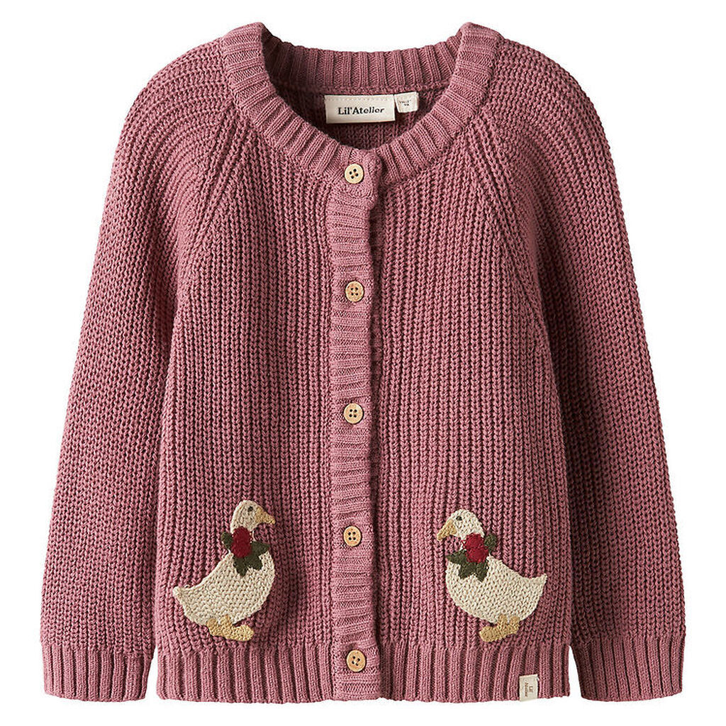 Lil Atelier Cardigan - Strik - NmfEmlen - Nostalgia Rose