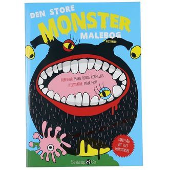 Straarup & Co Malebog - Den Store Monster Malebog - Dansk