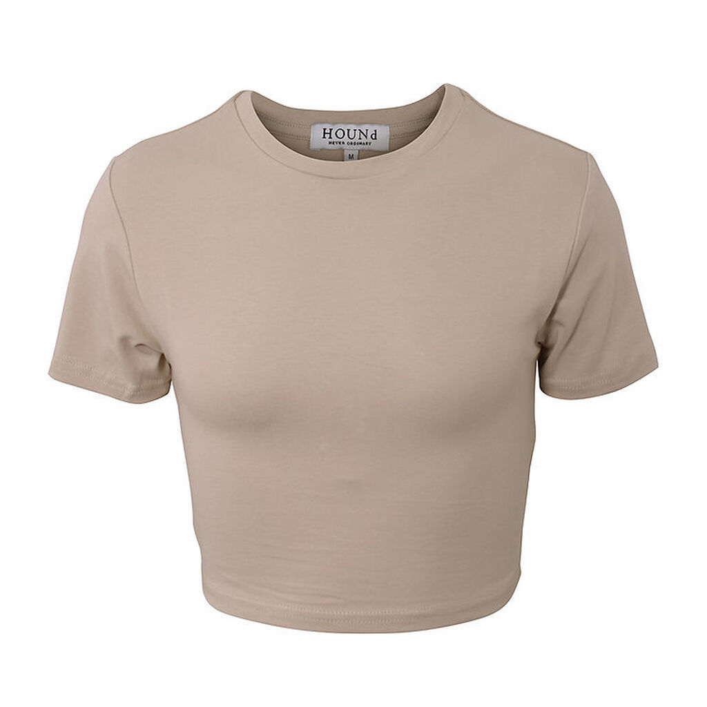 Hound T-shirt - Crop - Sand