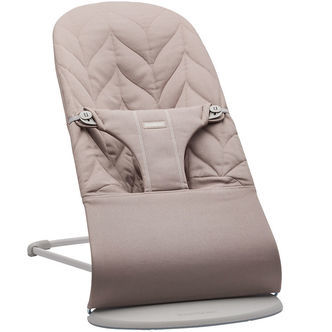 BabyBjörn Skråstol - Bliss - Petal Quiltet - Sandgrå