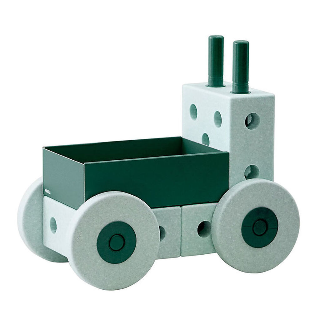 MODU Gåvogn - 3-i-1 - 48x27x44 cm - Ocean Mint/Forest Green