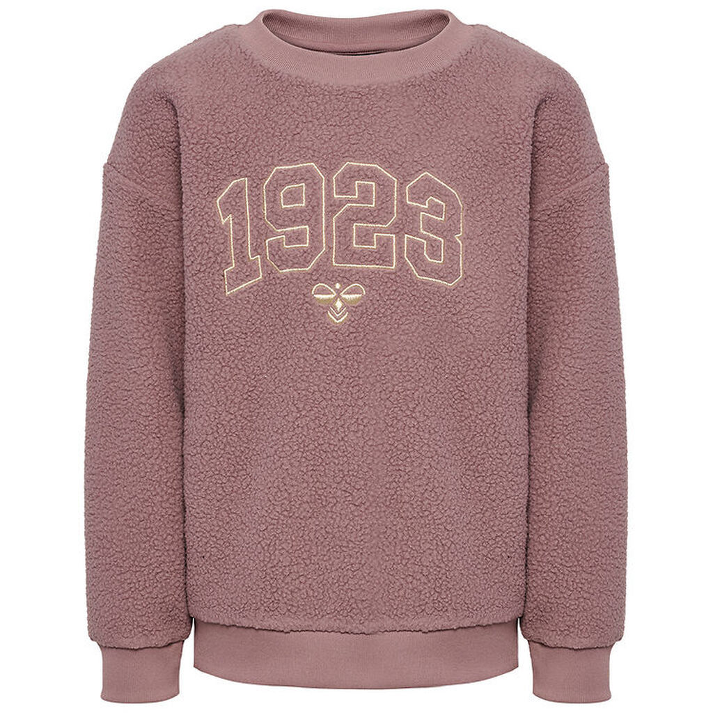 Hummel Fleecetrøje - HmlCosso - Twilight Mauve m. Guld