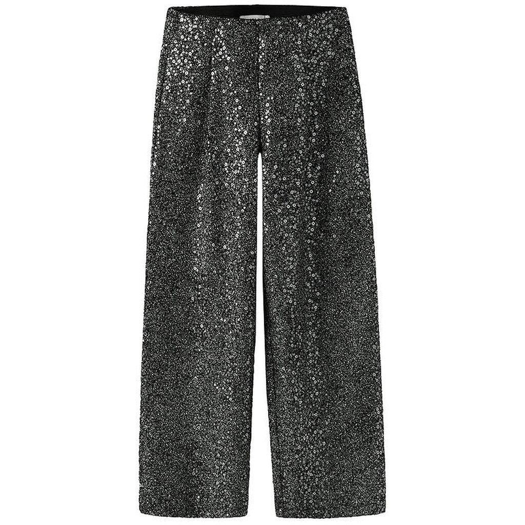 Name It Bukser - NkfSura - Sort m. Glimmer