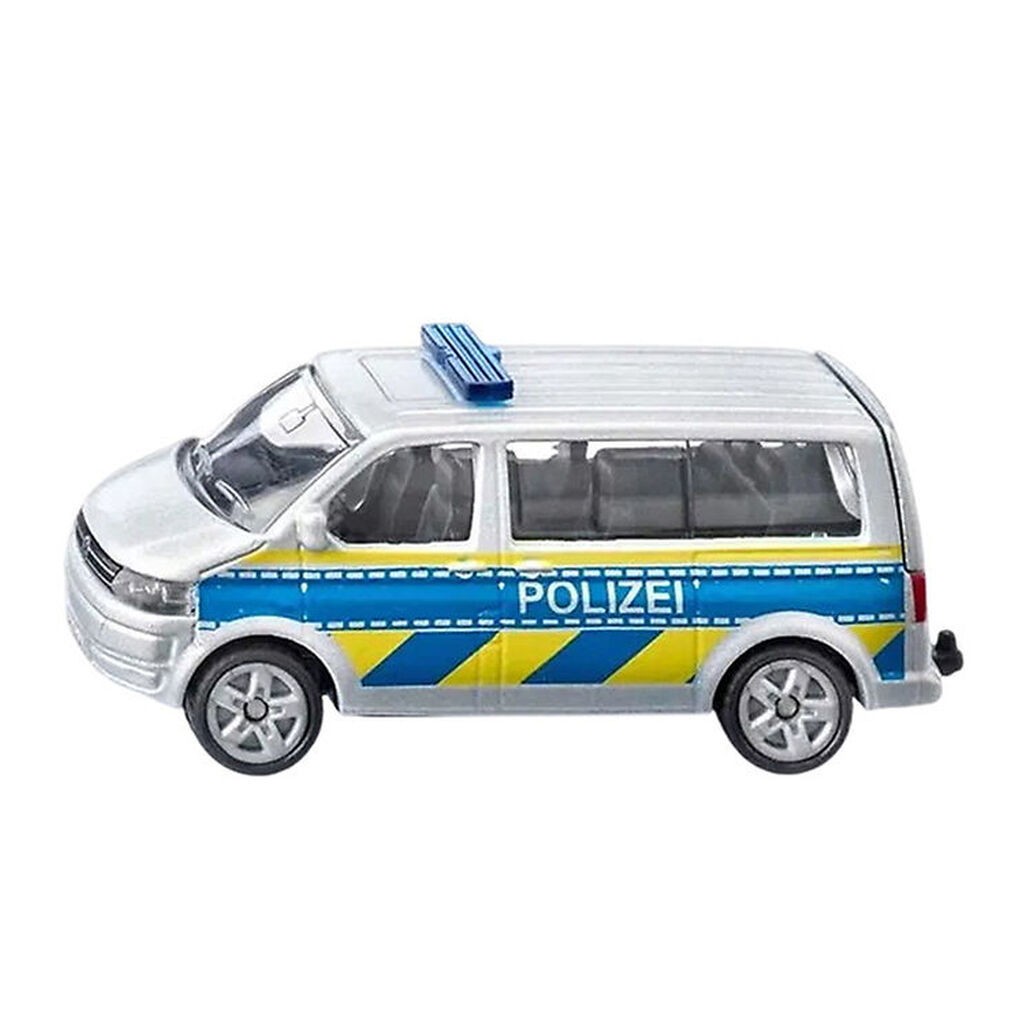 Siku Politibil - Highay Patrol VW T5 - Sølv/Blå
