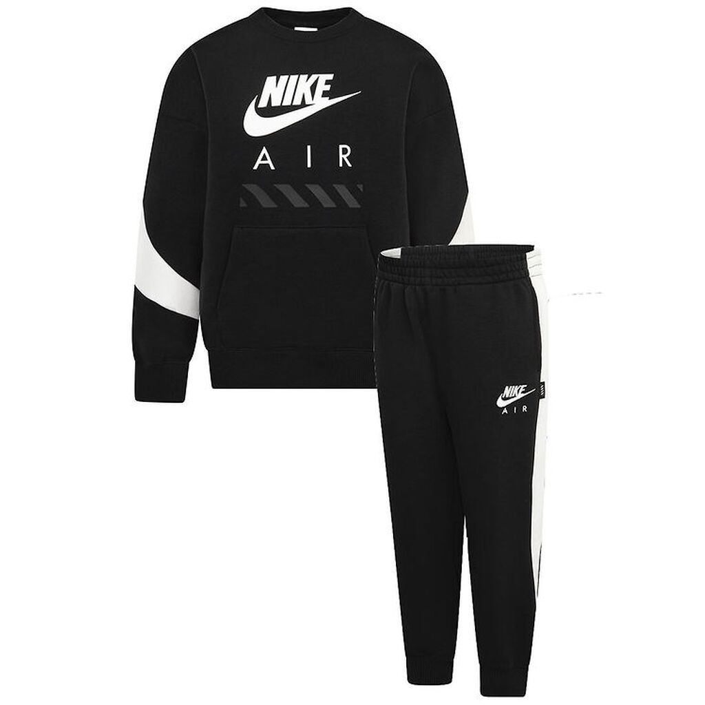 Nike Sweatsæt - Sweatshirt/Sweatpants - Sort