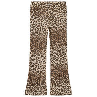 Name It Bukser - NmfNuni - Turtledove m. Leopardprint