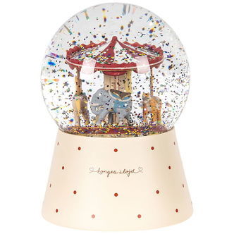 Konges Sløjd Snekugle - Ø: 10 cm - Karrusel m. Glimmer