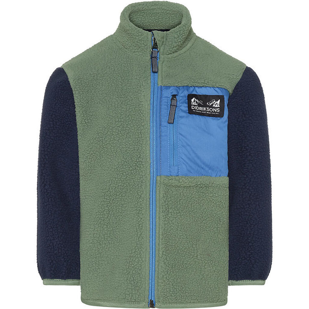 Didriksons Fleecejakke - Anten - Light Moss