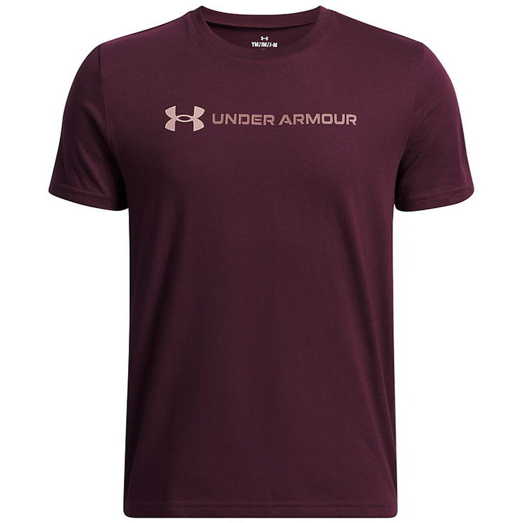 Under Armour T-shirt - Logo Wordmark - Dark Maroon