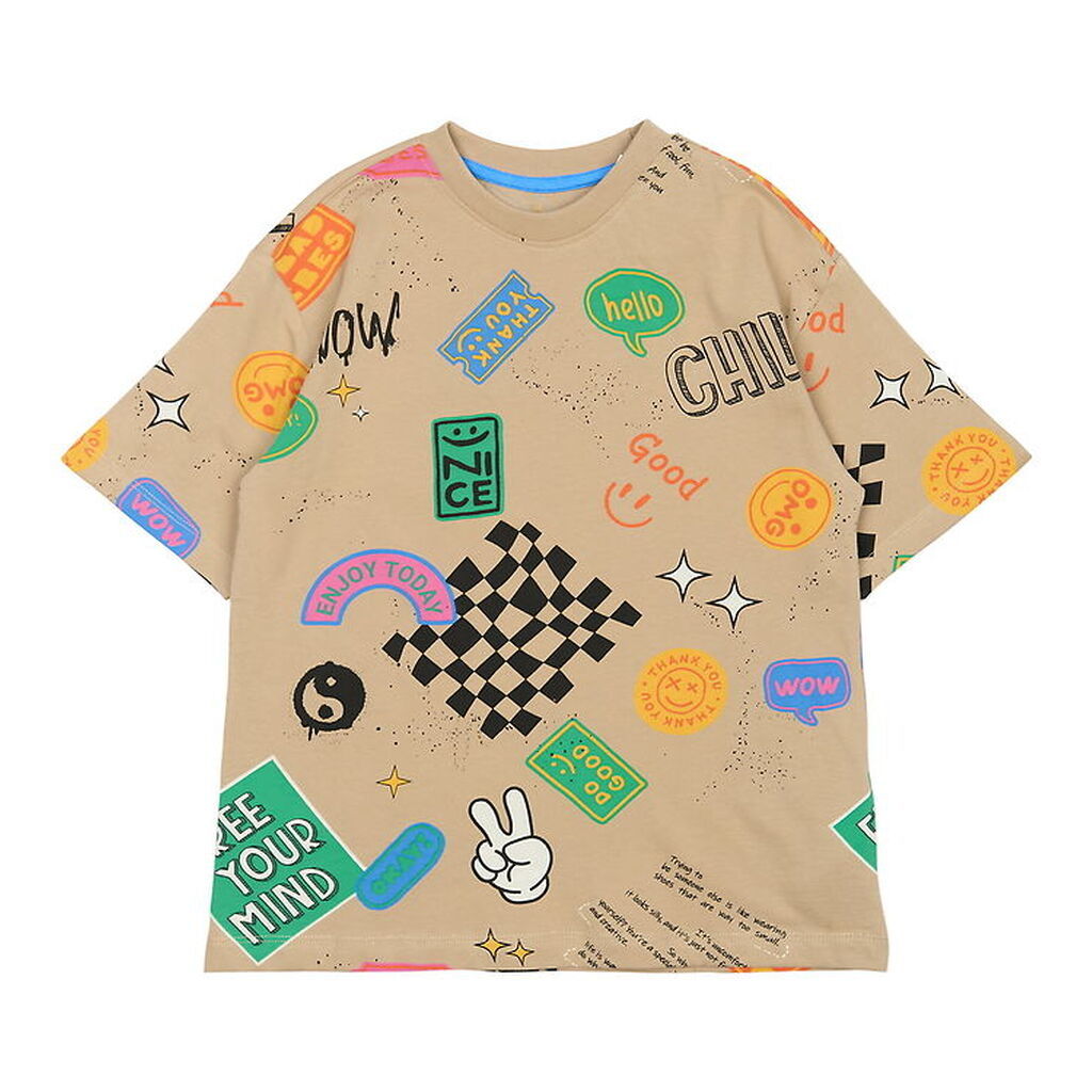 The New T-shirt - TnPete - Humus AOP