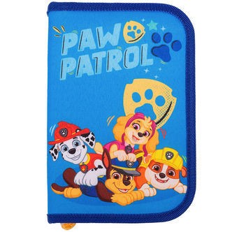 Paw Patrol Penalhus m. Indhold - Blå m. Print