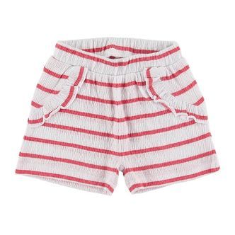 Name It Shorts - NbfHollie - Claret Red m. Striber