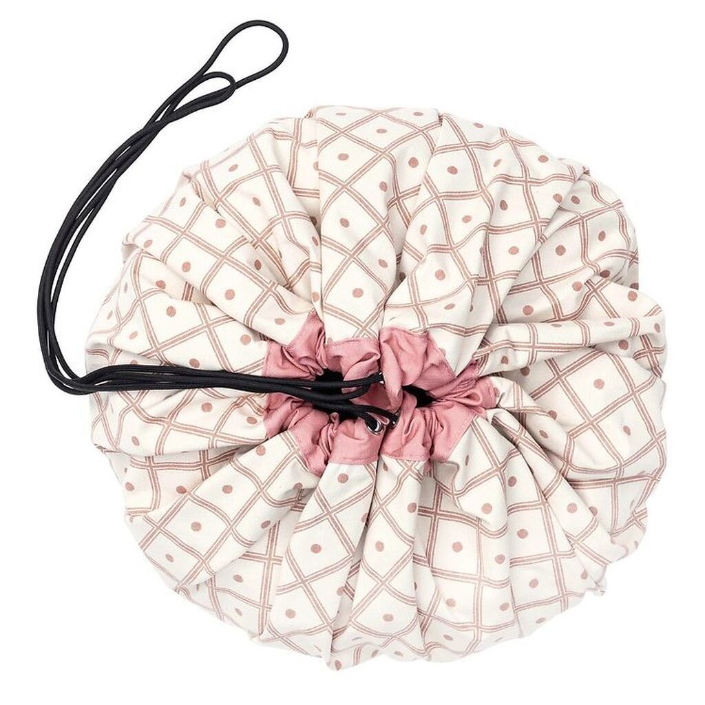 Play&Go Legetøjstæppe - Ø140 cm - Geo Coral