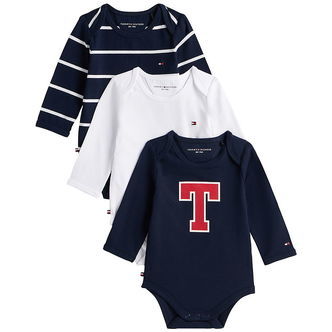 Tommy Hilfiger Gaveæske - Body l/æ 3-pak - Dark Night Navyblue