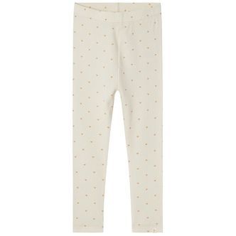 LilÂ´Atelier Leggings - Rib - NmfGago - Noos - TurtleDove Heart