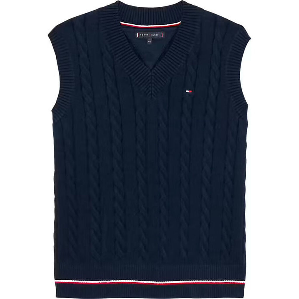 Tommy Hilfiger Vest - Strik - Dark Night Navy