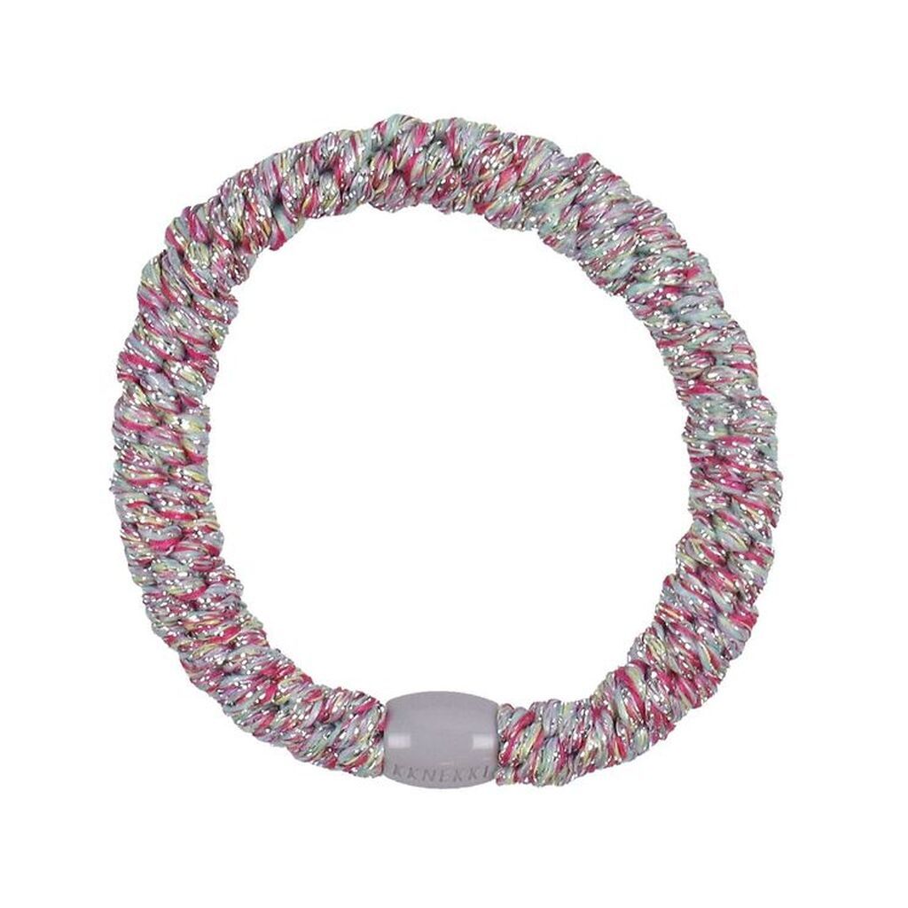 Kknekki Hårelastik - Regnbue Glimmer