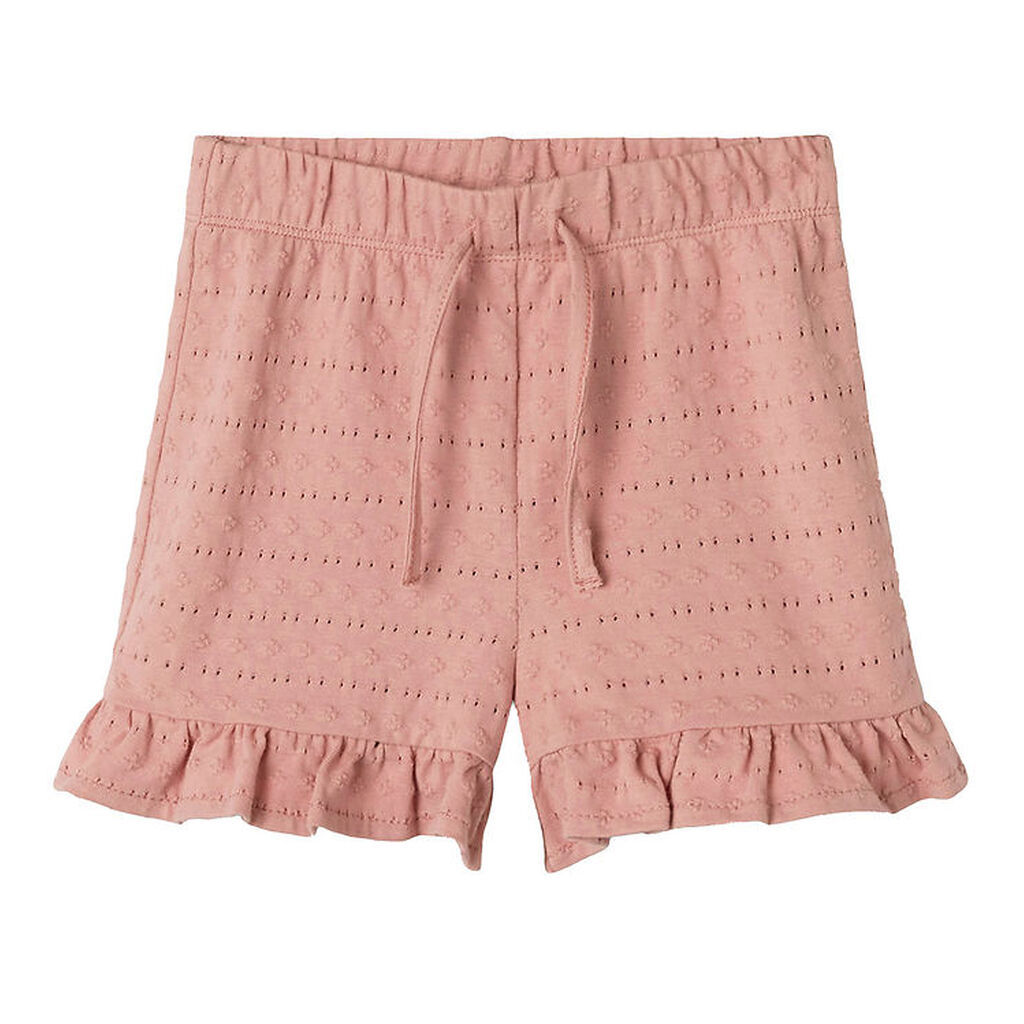 Lil' Atelier Shorts - NmfJamla - Misty Rose m. hulmønster