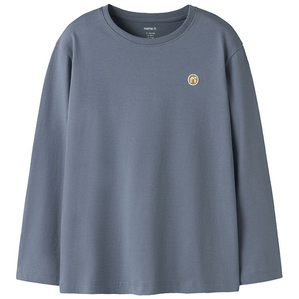 Name it Bluse - NkmVimpel - Flint Stone/Brandmark