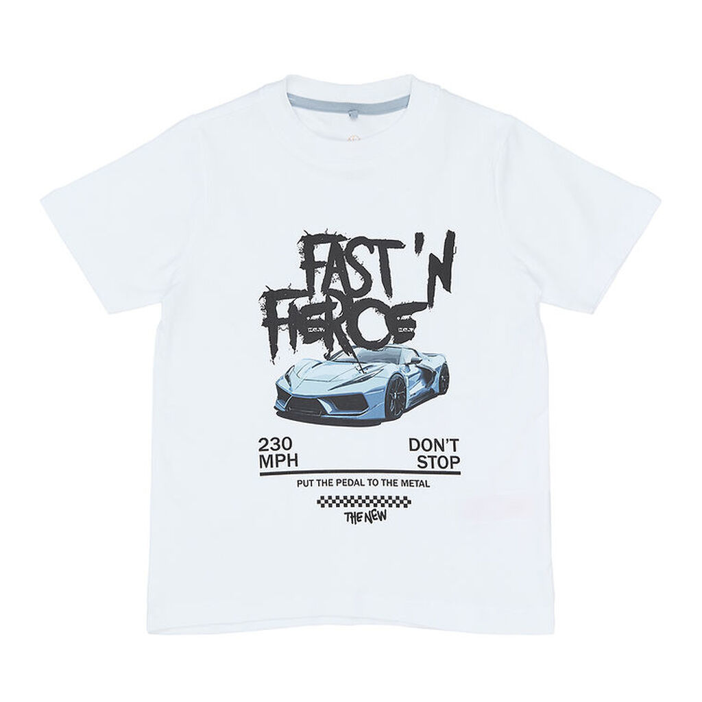 The New T-shirt - TnSven - Bright White m. Print