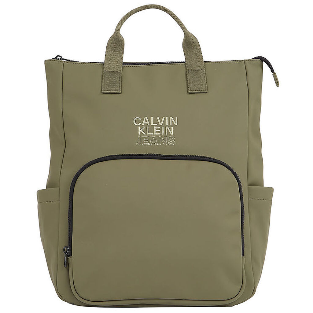 Calvin Klein Pusletaske - Rubber Diaper BP - Dusty Olive
