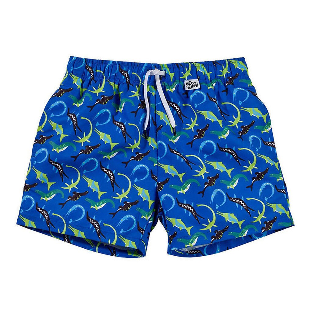 BECO Badeshorts - Ocean Dinos - UV50+ - Blå