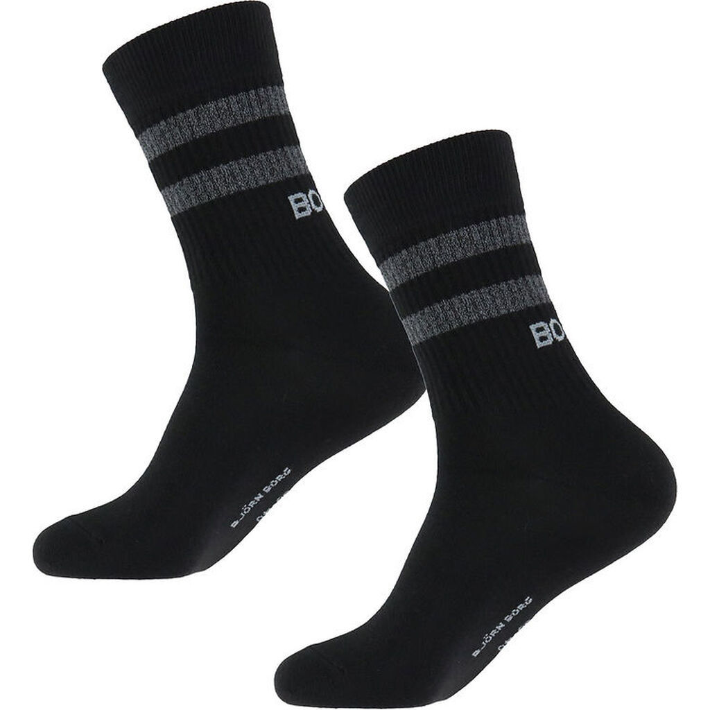 Björn Borg Strømper - 2-pak - Performance Reflective - Sort
