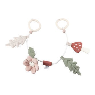 Sebra Barnevognskæde - Blade/Svamp/ Blomst