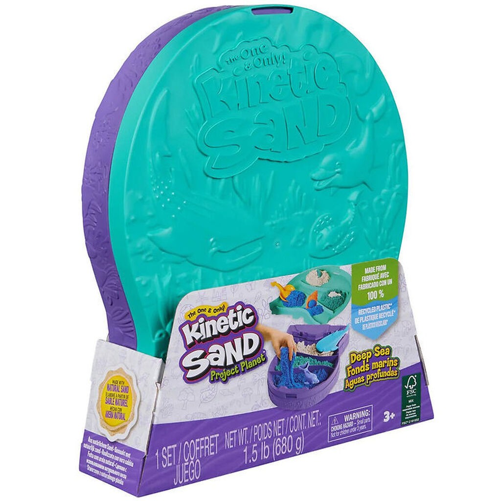 Kinetic Sand Sandsæt - 680 g - Deep Sea