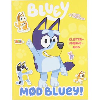 Forlaget Gyldendal Klistermærkebog - Bluey - Mød Bluey
