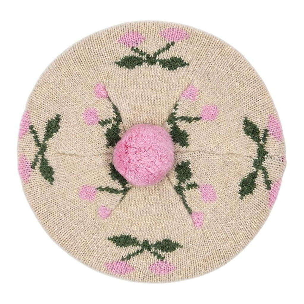 Konges Sløjd Hue - Beret - Uld - Belou - Cherry