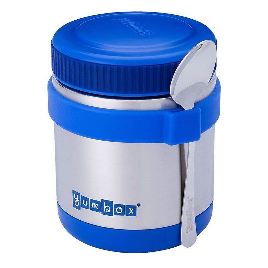 Yumbox Termoskål m. Ske/Bånd - 420 ml - Neptune Blue