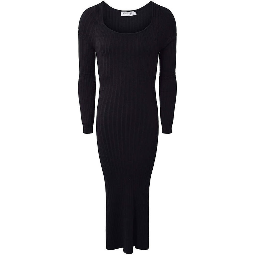 Hound Kjole - Rib - Viskose/Nylon - Sort