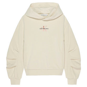 Calvin Klein Hættetrøje - Gradient Monogram - Whitecap Grey