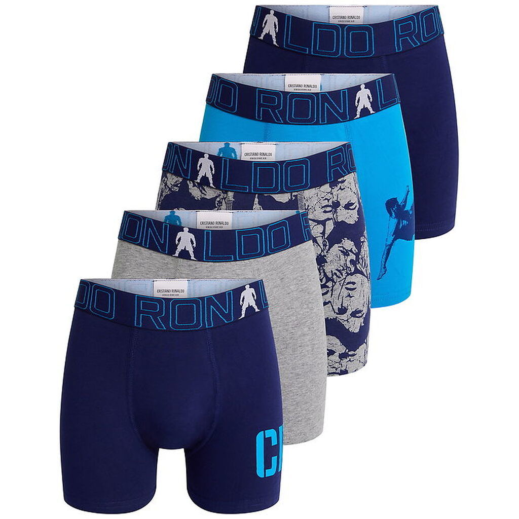 Ronaldo Boxershorts - 5-pak - Multifarvet m. Print