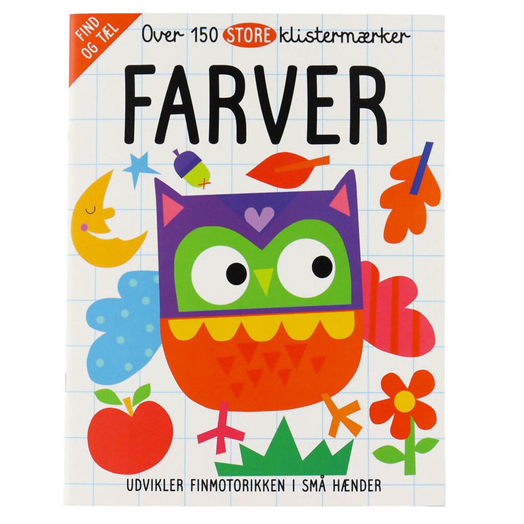 Karrusel Forlag Aktivitetsbog m. Klistermærker - 150 - Dansk