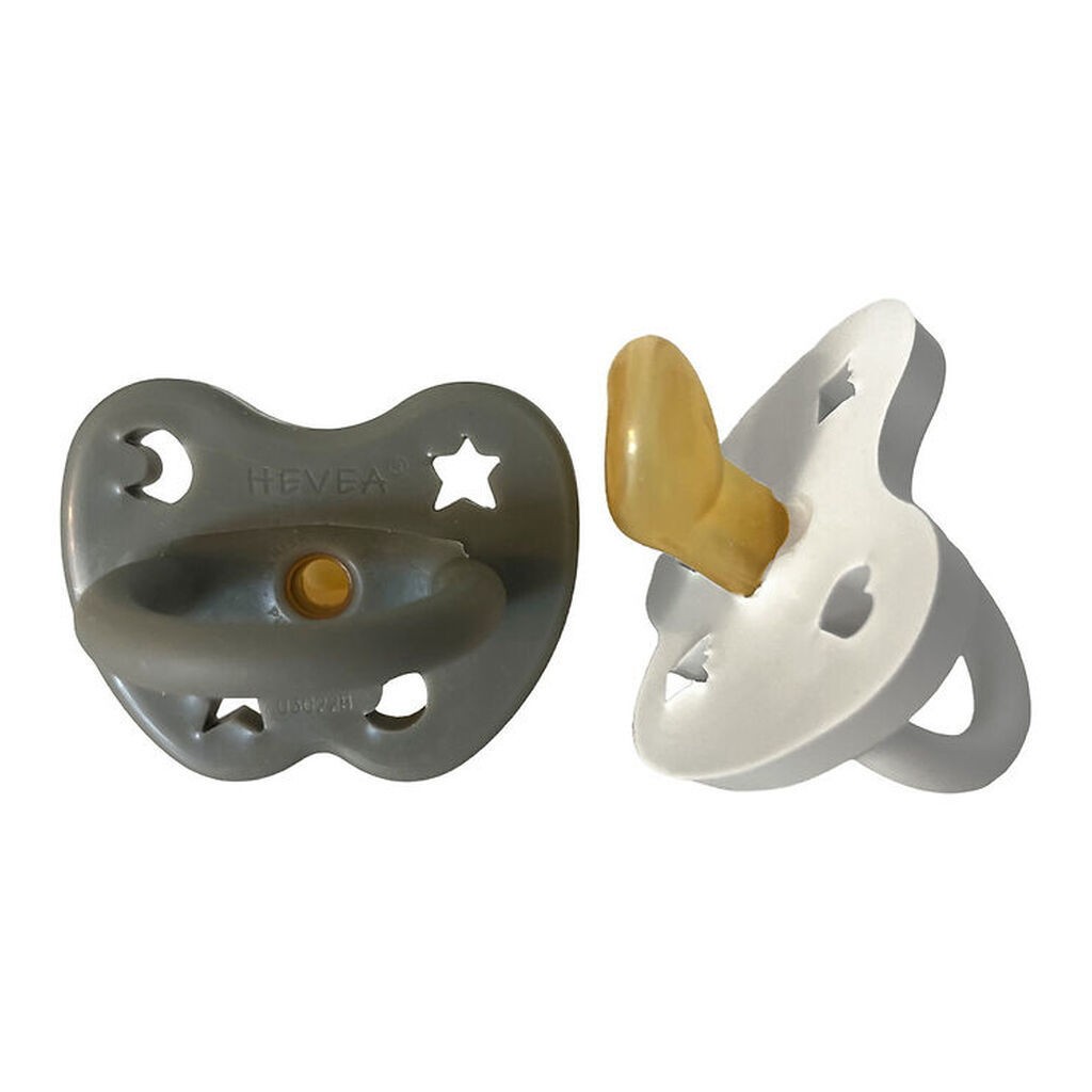 Hevea Sutter - 3-36 mdr - 2-pak - Naturgummi - Stone Cloud