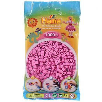 Hama Midi Perler - 1000 stk. - 48 Pastel Pink