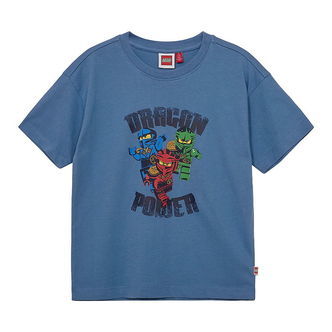 LEGOÂ® Ninjago T-shirt - LwTaj 105 - Blå m. Print