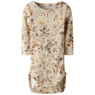Name It Body l/æ - Rib - NbfNiara - Oatmeal/Woodrose